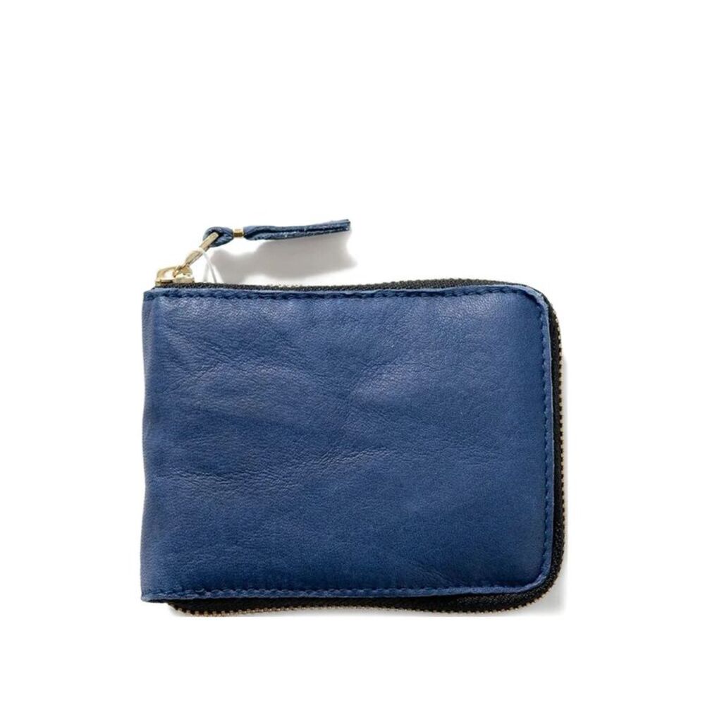 Comme Des Garçons Wallet Women Washed Leather Wallet